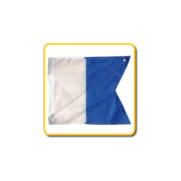 All 90+ Images The Blue And White “alpha” Flag Signifies What? Excellent