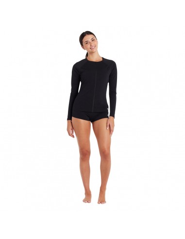 Zoggs - Long Sleeve Zip Sun Top - Black