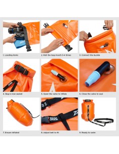 Zoggs Tow Float Hi Viz 2