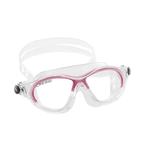 Cressi Cobra Kid Swim Mask - Clear/Pink