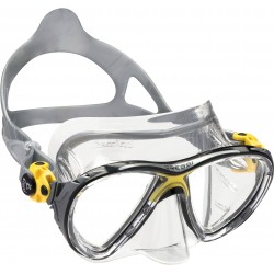 Cressi Mask - BIG-EYES Evolution - Clear Silicone - Yellow Frame