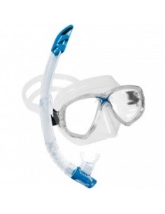 Cressi Mask & Snorkel Set - Marea VIP - Clear/Blue