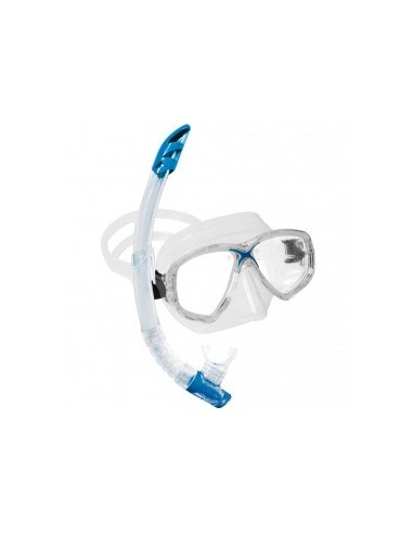 Cressi Mask & Snorkel Set - Marea VIP - Clear/Blue