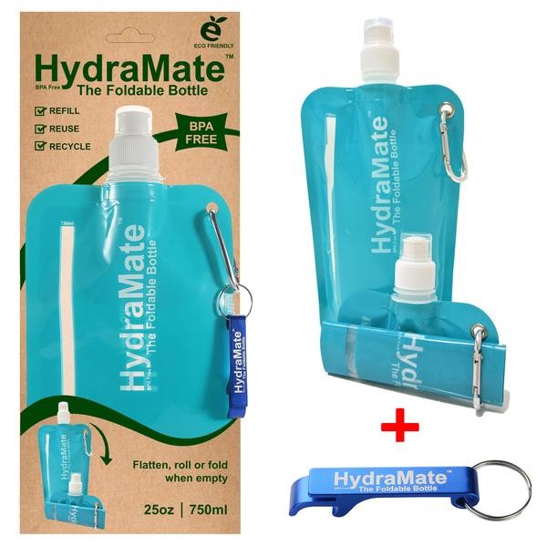 Hydromate Foldable Bottle - Various colours