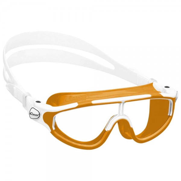 Cressi Baloo Junior Swim Goggle - Orange/White