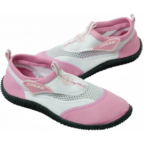 pink beach shoes