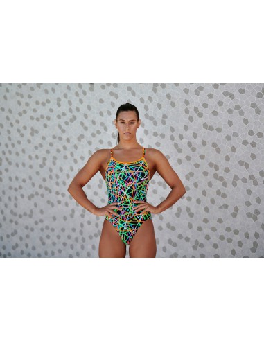 Funkita - Swimsuit - Ladies - Strapped In - Diamond Back One Piece