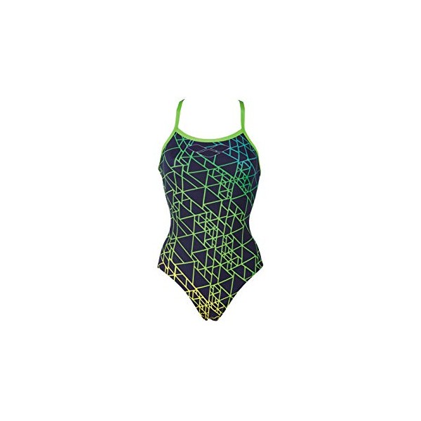 Arena - Swimsuit - Ladies - Recticulum - Navy/Leaf