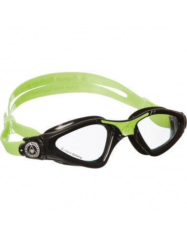 Aquasphere Kayenne Junior swim goggles - Black/Lime/Clear Lenses
