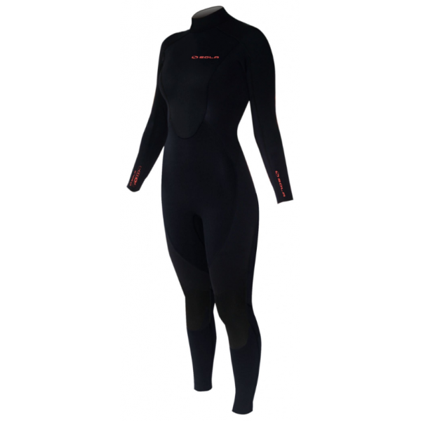 SOLA  Steamer - 4/3 H20 Womens - Black/Coral