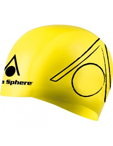Aquasphere Tri Swim Cap - Adult - Yellow