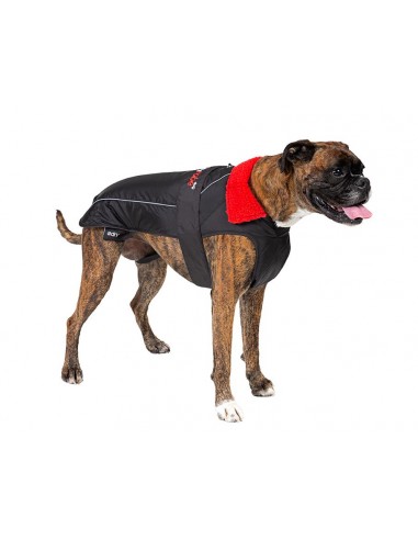 Dryrobe Dog Coat - Black/Red