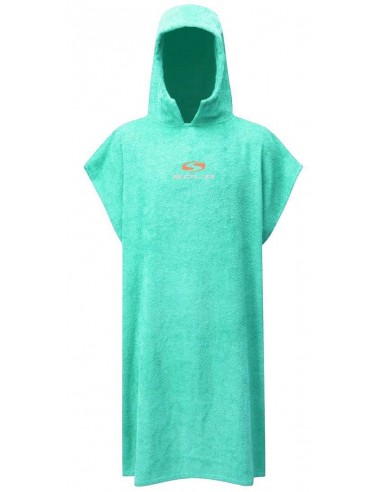 SOLA Towel Changing Robe - Mint/Peach