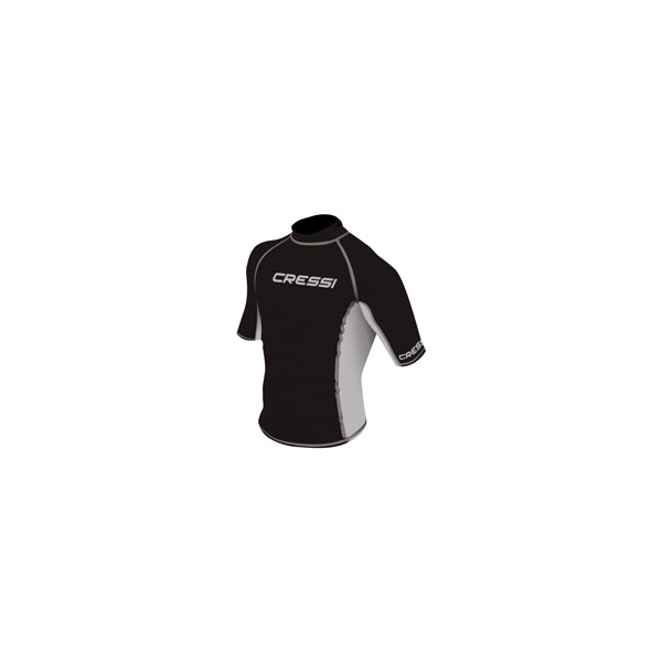 Cressi Rash Guard - Black/Grey/White